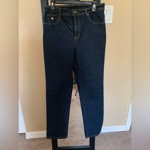 Gloria Vanderbilt Dark Blue Straight Leg Jeans